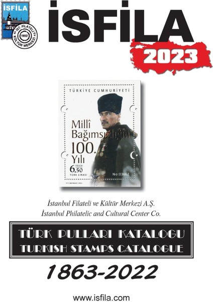 Isfila 2023 Türk Pulları Kataloğu 1863-2022
