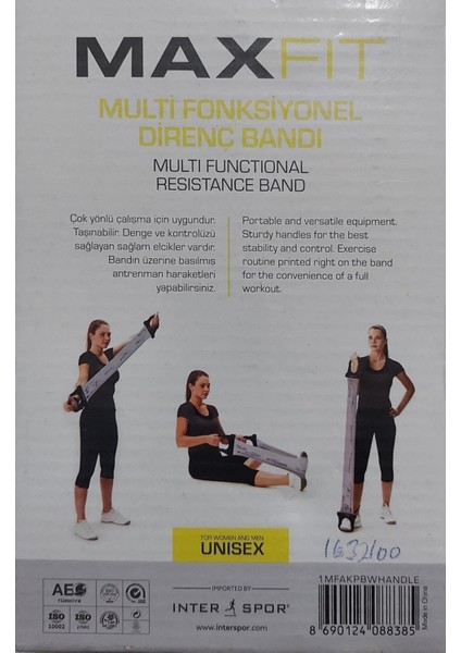 Maxfield Maxfit Multi Fonksiyonel Direnç Bandı