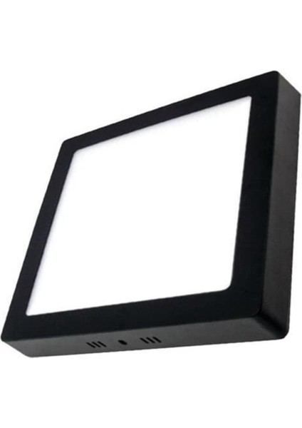 Sıva Üstü Kare LED Armatür Siyah Gövde 18W 3200K Günışığı CT-5236-G
