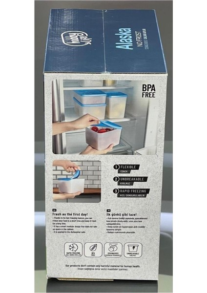 Alaska Derindondurcu Saklama Kabı 6'lı Set Yeşil 0 fırsatları