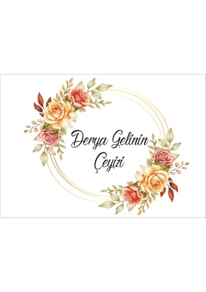 Ermat Çeyiz Koli Etiketi