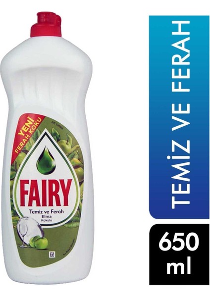: Sıvı Bulaşık Deterjanı 650 ml Elma 5413149799035