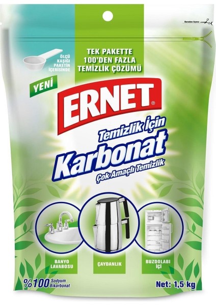 Ernet Ernet Temizlik Karbonatı 1,5 kg