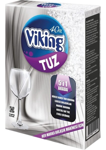 EKS Ticaret Viking Bulaşık Makinesi Tuzu 1,5 kg