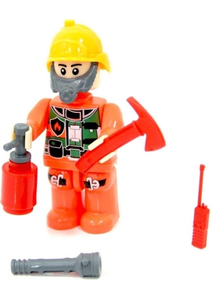 Özbayraktar Fire Fighter Itfaiye Figürü Lego Seti