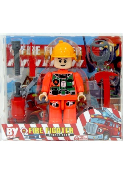 Özbayraktar Fire Fighter Itfaiye Figürü Lego Seti