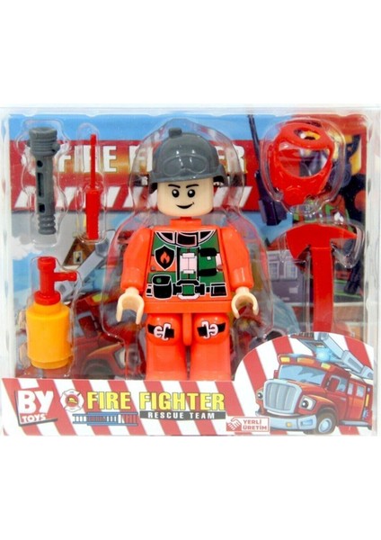 Özbayraktar Fire Fighter Itfaiye Figürü Lego Seti