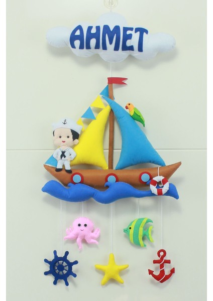 Ahmet Isimli Denizci Bebek ve Hastane Odası Kapı Süsü