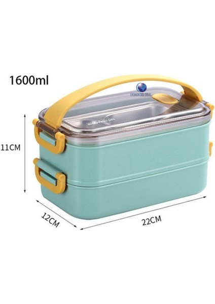 Taşınabilir Üç Bölmeli 304 Paslanmaz Çelik Çocuk , Öğrenci ve Ofis Için Yemek Kutusu Sefer Tası Vgn fiyatları