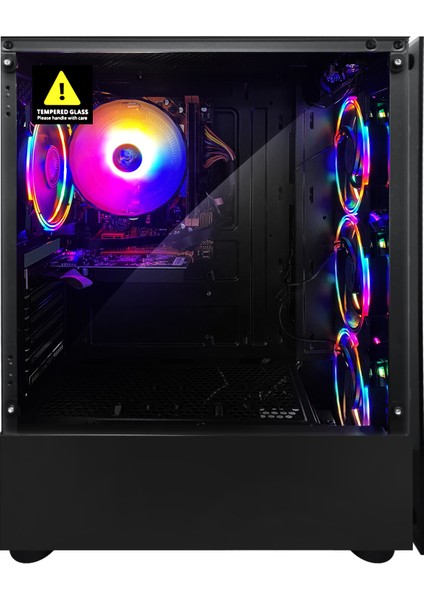 FF538 İ7-10700F 16RAM 512SSD RTX3050 23.6t-Curved Gaming Pc