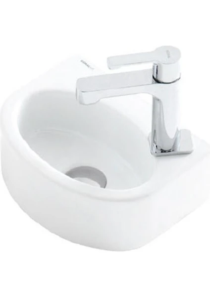 Güral Vit 23 cm x 30 cm Puzzle Lavabo