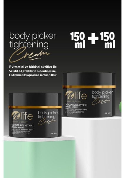 Vücut Sıkılaştırıcı Krem Onarıcı Tüm Ciltler 2X150 ml