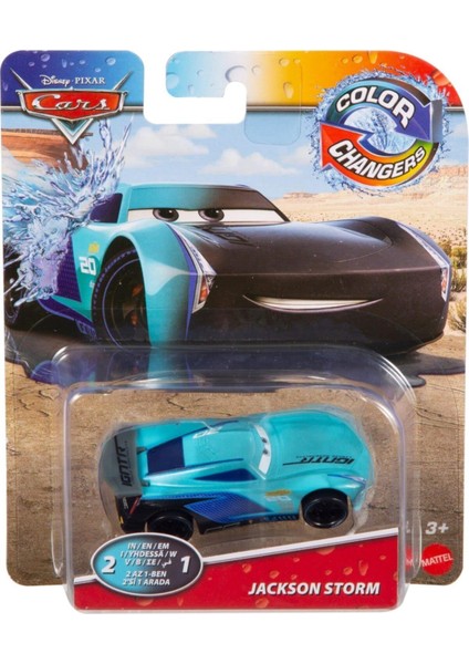 Cars Disney ve Pixar Cars Renk Değiştiren Araba Serisi Jackson Storm GNY99 modelleri