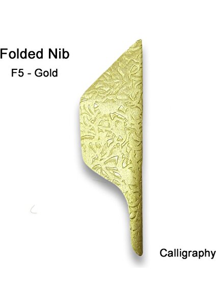 Pratikpen Kaligrafi Kalem Ucu : Gold : F5