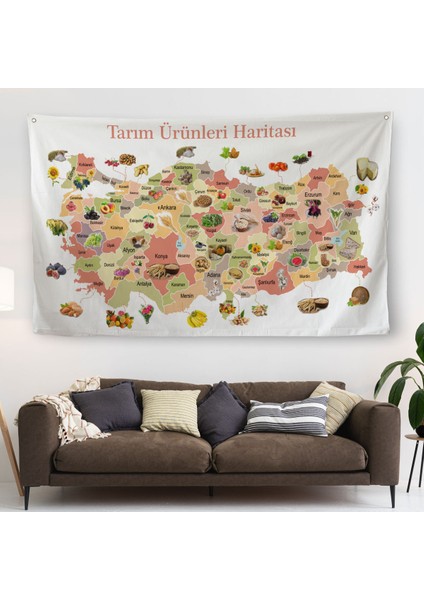 Tarım Ürünleri Yerli Malı Haftası Türkiye Haritası 1046