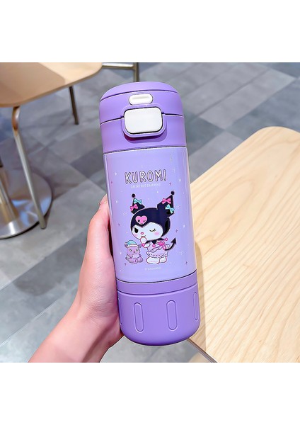 Shun Shop Sanrio Thermos Cup, Iyi Görünümlü Kızın Yaz Spor Su Şişesi, Büyük Kapasiteli Çift Içme Kupası Karikatür (Yurt Dışından)