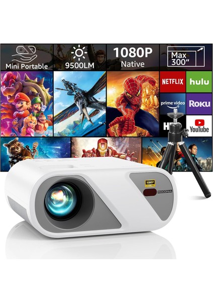 Projektör, Tripodlu Full Hd 1080P Video Projektörü