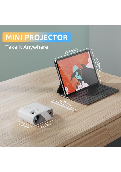 Projektör, Tripodlu Full Hd 1080P Video Projektörü fırsatları