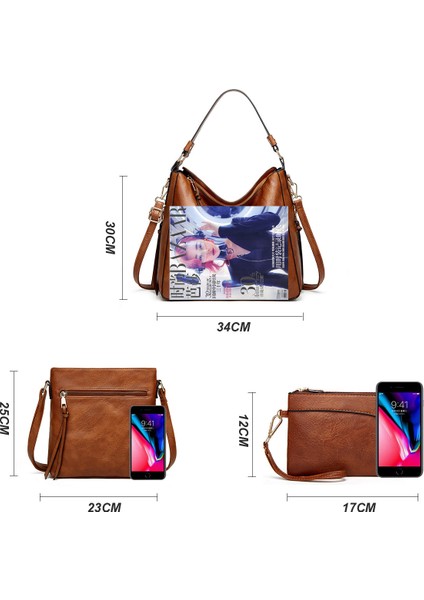 Kadın Omuz Çantası (Üç Parçalı Bir Takım) (Yurt Dışından) modelleri