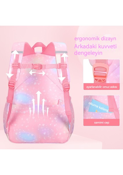Ilkokul Okul Çantası Çocuk Sırt Çantası Sevimli Sırt Çantası (Yurt Dışından)