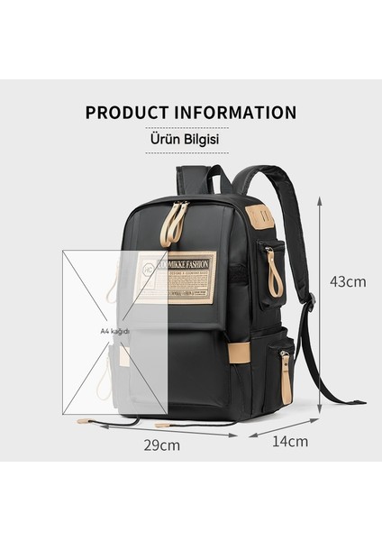 Yeni Üniversite Öğrencisi Okul Çantası Büyük Kapasiteli Sırt Çantası Açık Seyahat Sırt Çantası (Yurt Dışından) indirimleri