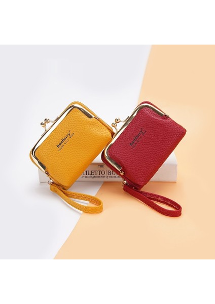 Kadın Fermuarlı Bozuk Para Cüzdanı Akordeon Kartlıklı Mini Clutch (Yurt Dışından) fırsatları