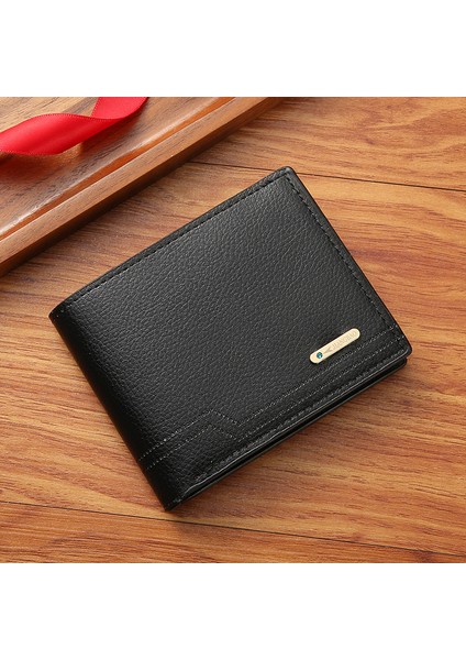 Erkek Bifold Cüzdan Casual Kısa Cüzdan (Yurt Dışından)