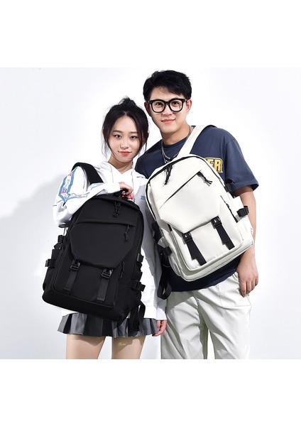 Basit Öğrenci Okul Çantası Büyük Kapasiteli Sırt Çantası (Yurt Dışından) fiyatları