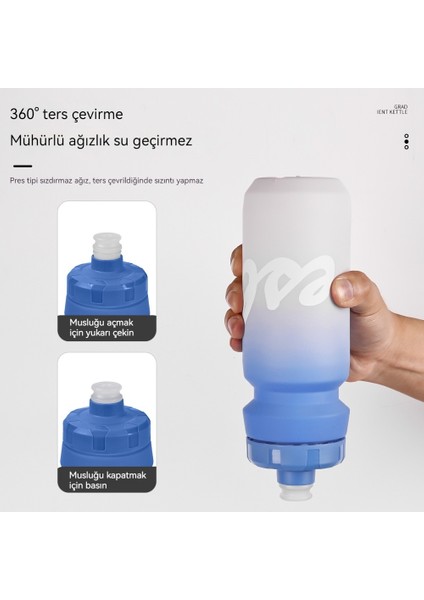 Bisiklet Büyük Kapasiteli Su Bardağı Degrade Su Şişesi Açık Spor Su Şişesi (Yurt Dışından) fiyatları