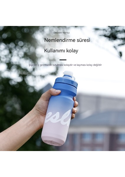 Bisiklet Büyük Kapasiteli Su Bardağı Degrade Su Şişesi Açık Spor Su Şişesi (Yurt Dışından) fırsatları
