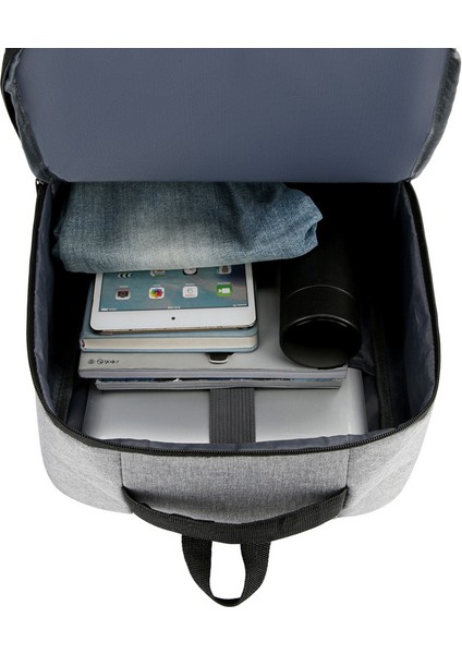 Büyük Kapasiteli Öğrenci Okul Çantası USB Şarj Sırt Çantası Eğlence Bilgisayar Çantası (Yurt Dışından) fiyatları