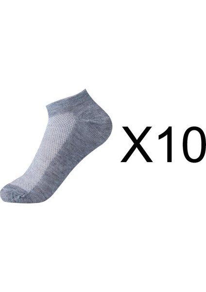 Socks Gates 10 Çift Beyaz Patik Çorap 10 Lu Ekonomik Paket