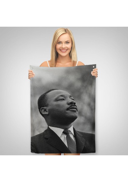 Martin Luther King Dekoratif Kanvas Duvar ÖRTÜSÜ-HALISI-6374 fiyatları