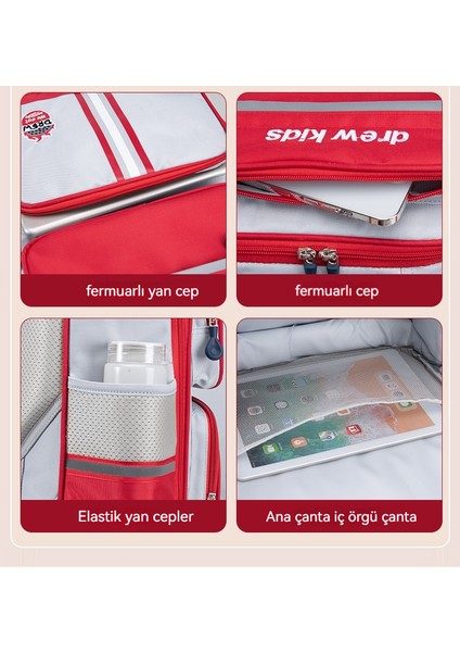 Öğrenci Okul Çantası Yükü Azaltan Omurga Koruması Büyük Kapasiteli Sırt Çantası (Yurt Dışından)