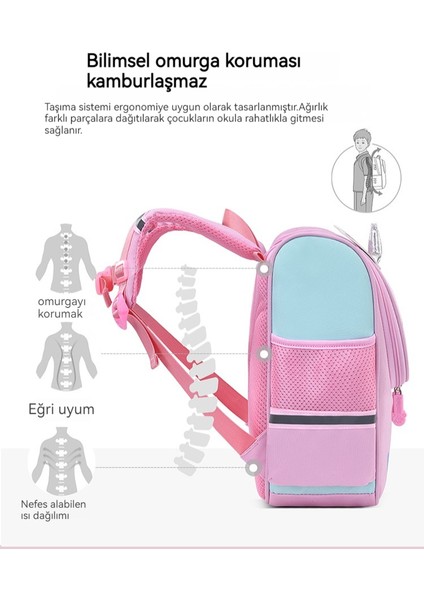 Yeni Çocuk Okul Çantası Öğrenci Sırt Çantası Hafif Erkek ve Kadın Küçük Sırt Çantası (Yurt Dışından)