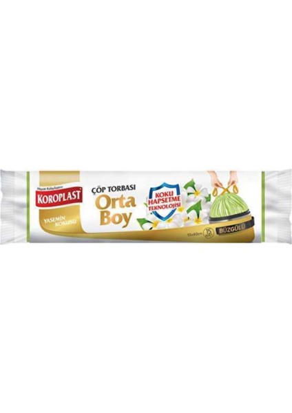 Torbası Yasemin Kokulu Büzgülü Orta Boy 15'li