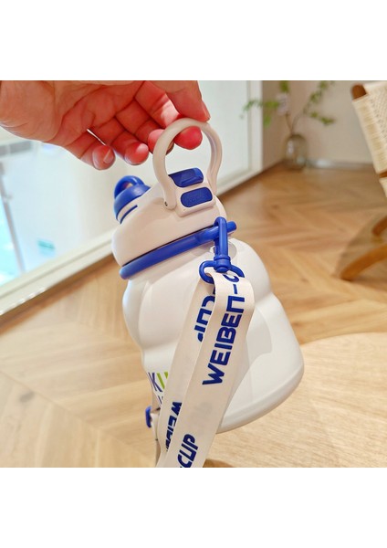 Yaratıcı Çift Içecek Çelik Yalıtımlı Su Şişesi 750ML (Yurt Dışından)