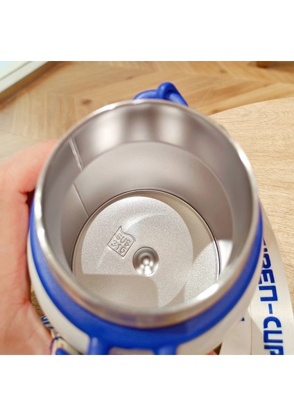 Yaratıcı Çift Içecek Çelik Yalıtımlı Su Şişesi 750ML (Yurt Dışından)