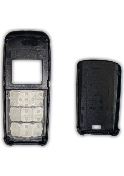 Nokia 1600 Kapak Nokia 1600 Uyumlu Siyah Kapak Ön Kapak Arka Kapak Tuş Takımı