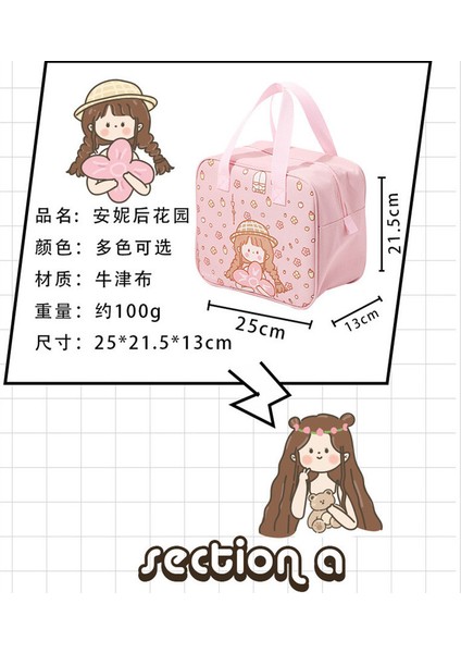 Sevimli Karikatür Öğle Yemeği Çantası (Yurt Dışından) indirimleri