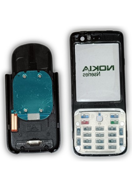Nokia N73 Kapak Nokia N73 Uyumlu Siyah Kapak Ön Kapak Arka Kapak Tuş Takımı