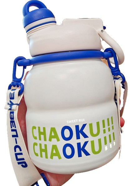 Yaratıcı Çift Içecek Çelik Yalıtımlı Su Şişesi 750ML (Yurt Dışından)