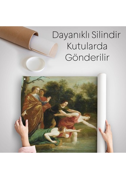 Jacques Stella - Musa'nın Bulunuşu Duvar Örtüsü-Halısı - The Finding Of MOSES-6579