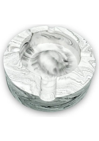 Büyük Boy Beton Kül Tablası Küllük Mermer Desen