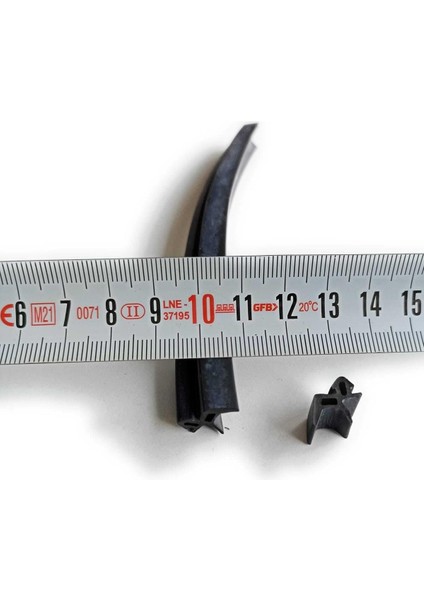Pvc Kapı Pencere Fitili Contası Ka Tur 25 Metre Kalın Siyah 7mm No;06