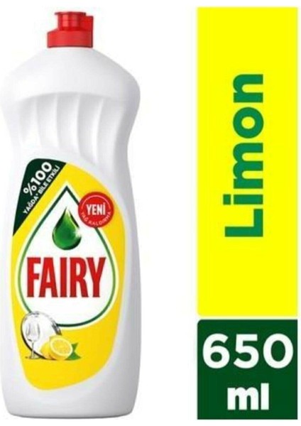 Sıvı Bulaşık Deterjanı 650 ml Limon