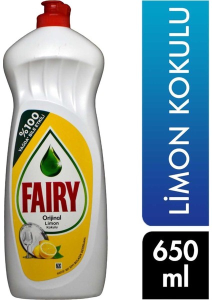 Sıvı Bulaşık Deterjanı 650 ml Limon 5413149798854