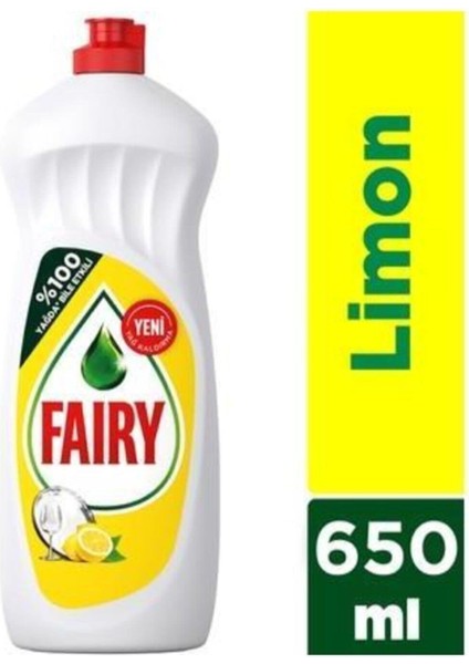 Sıvı Bulaşık Deterjanı Limon 650 ml 2 Adet fiyatları