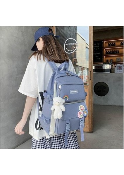 4 Parça Harajuku Tarzı Okul Çanta Seti (Yurt Dışından) modelleri
