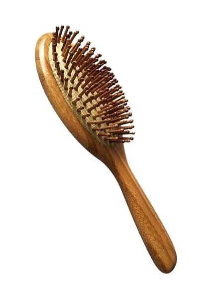 Saç Derisi Masajı Için Bambu Saç Fırçası (Yurt Dışından)